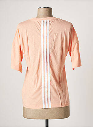 T-shirt coupe droite manches courtes orange ADIDAS femme