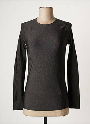 T-shirt manches longues manches longues gris ADIDAS femme