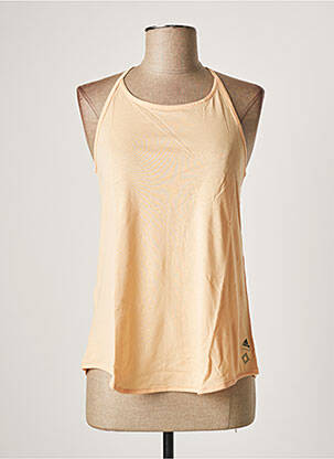 T-shirt sérigraphie fines bretelles orange ADIDAS femme