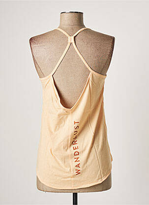 T-shirt sérigraphie fines bretelles orange ADIDAS femme