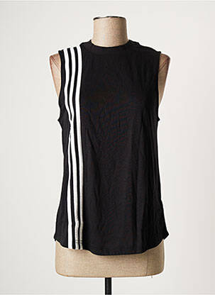 Débardeur coupe droite sans manche noir ADIDAS femme