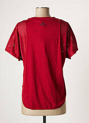 T-shirt rouge ADIDAS pour femme seconde vue