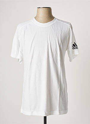 T-shirt blanc ADIDAS pour homme