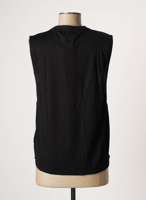 Débardeur coupe droite sans manche noir ADIDAS femme