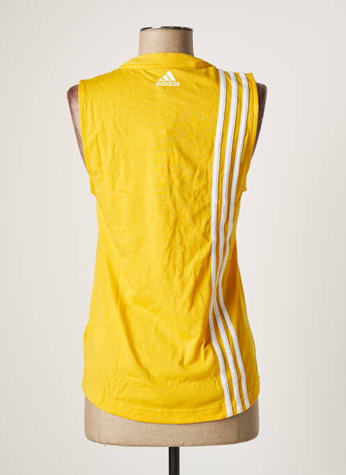Débardeur jaune ADIDAS pour femme