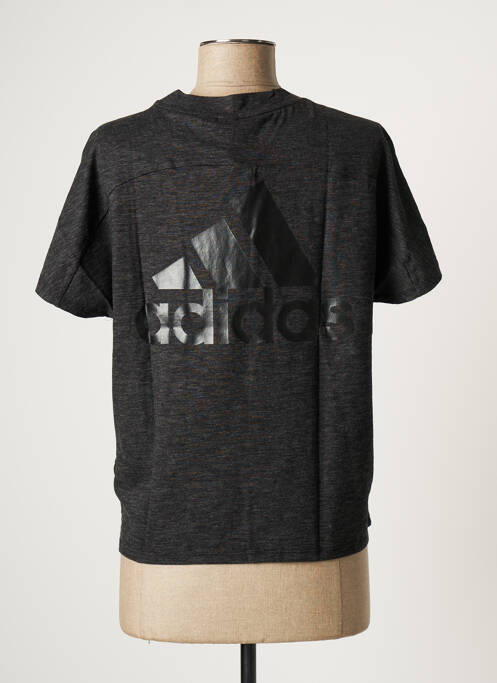T-shirt gris ADIDAS pour femme