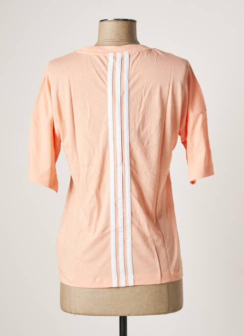 T-shirt orange ADIDAS pour femme