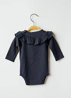 Top coupe cintrée manches longues bleu MARMAR fille