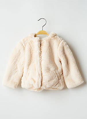 Manteau court beige MOON pour fille