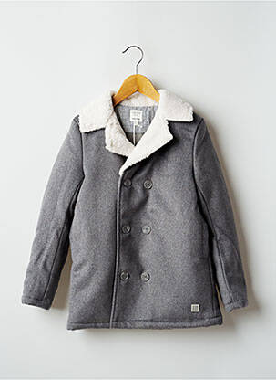Manteau long gris CARREMENT BEAU pour enfant