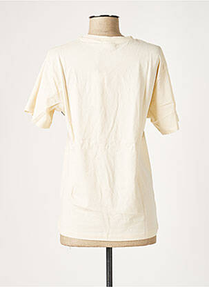 T-shirt coupe droite manches courtes beige FILA femme