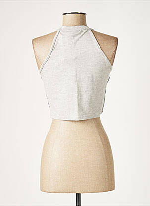 Top stretch sans manche gris FILA femme