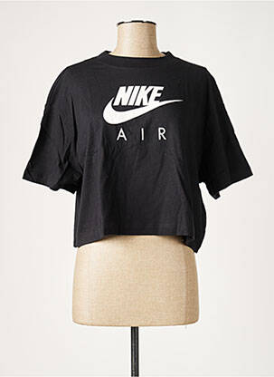 T-shirt noir Femme Nike Air pas cher