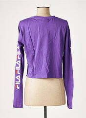 T-shirt violet FILA pour femme seconde vue