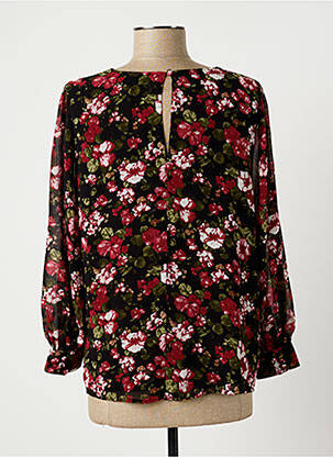 Blouse légère et transparente manches longues noir LA PETITE ETOILE femme