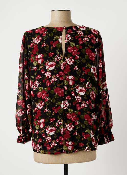 Blouse légère et transparente manches longues noir LA PETITE ETOILE femme