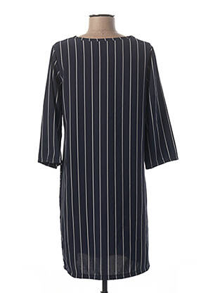 Robe courte manches 3/4 manches 3/4 bleu MINSK femme