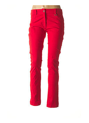 Pantalon droit rouge MADO ET LES AUTRES pour femme
