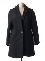 Manteau long noir MINSK pour femme seconde vue