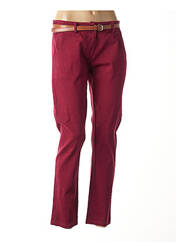 Pantalon chino rouge MINSK pour femme seconde vue