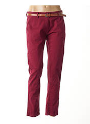 Pantalon chino rouge MINSK pour femme seconde vue