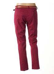 Pantalon chino rouge MINSK pour femme seconde vue