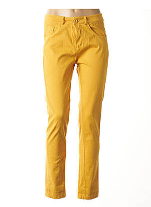 Pantalon slim jaune MINSK pour femme