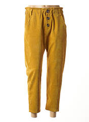 Pantalon 7/8 jaune MINSK pour femme seconde vue