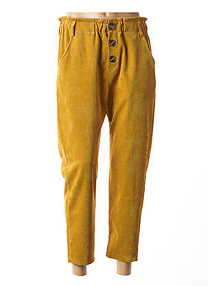 Pantalon 7/8 jaune MINSK pour femme