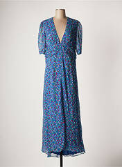Robe longue bleu JANE WOOD pour femme seconde vue
