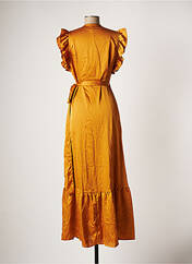Robe longue jaune JANE WOOD pour femme seconde vue