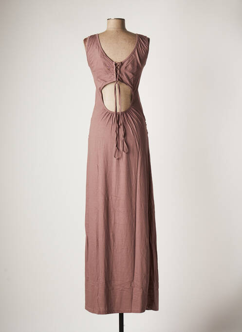 Robe longue marron OSANNA CREAZIONE pour femme