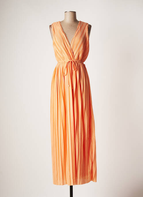 Robe longue orange ONLY pour femme