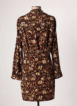 Robe courte marron JANE WOOD femme