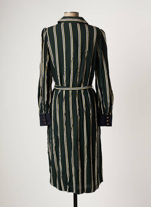 Robe mi-longue vert ALMAE pour femme