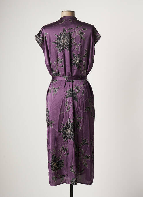 Robe mi-longue violet VIE TA VIE pour femme