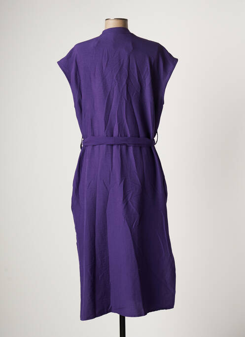 Robe mi-longue violet VIE TA VIE pour femme