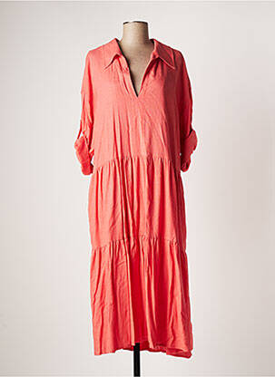 Robe longue rose JANE WOOD femme