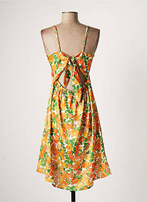 Robe mi-longue orange SCARLET ROOS femme