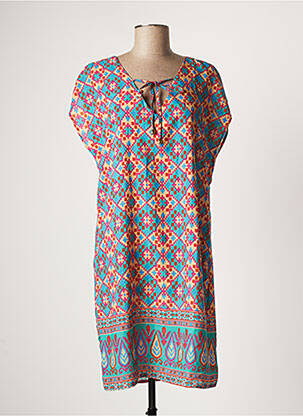 Robe mi-longue rose EMA BLUE'S femme