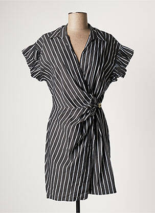 Robe courte gris JANE WOOD femme