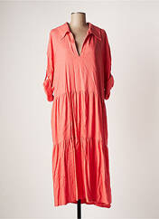 Robe longue rose JANE WOOD pour femme seconde vue
