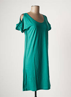 Robe mi-longue vert OSANNA CREAZIONE pour femme