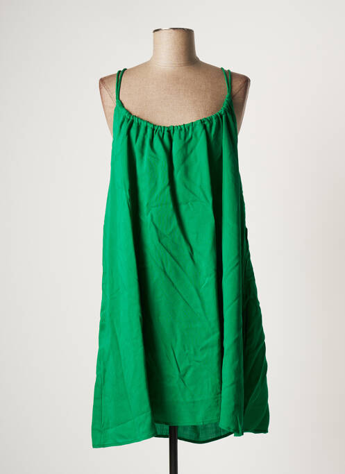 Robe courte vert ALMAE pour femme