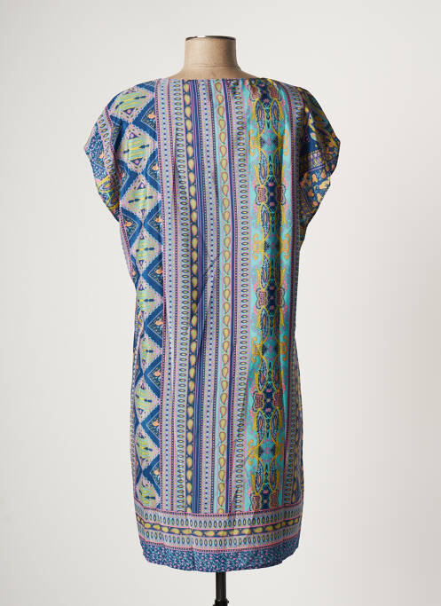 Robe mi-longue bleu EMA BLUE'S pour femme