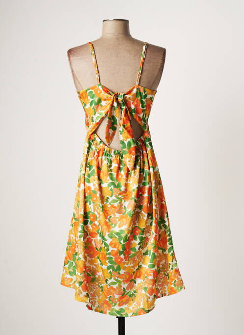 Robe mi-longue orange SCARLET ROOS pour femme