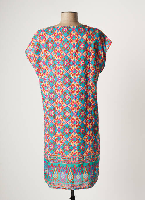 Robe mi-longue rose EMA BLUE'S pour femme