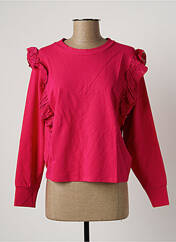 Sweat-shirt rose SCARLET ROOS pour femme seconde vue