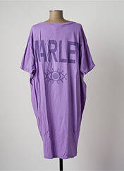 Robe mi-longue violet MAISON MARLEY pour femme seconde vue
