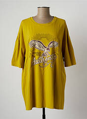 T-shirt jaune NINETTE pour femme seconde vue